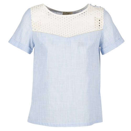 Textil Mulher Only & Sons Betty London GERMA Branco / Azul