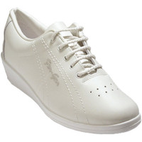 Sapatos Mulher Desportos indoor Made In Spain 1940 Deportivo senhora cordões de couro cunha Branco