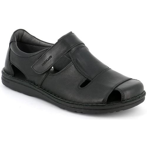 Sapatos Homem Sandálias Grunland DSG-SA1515 Preto