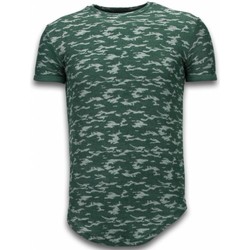 Textil Homem T-Shirt mangas curtas Justing 46483562 Verde