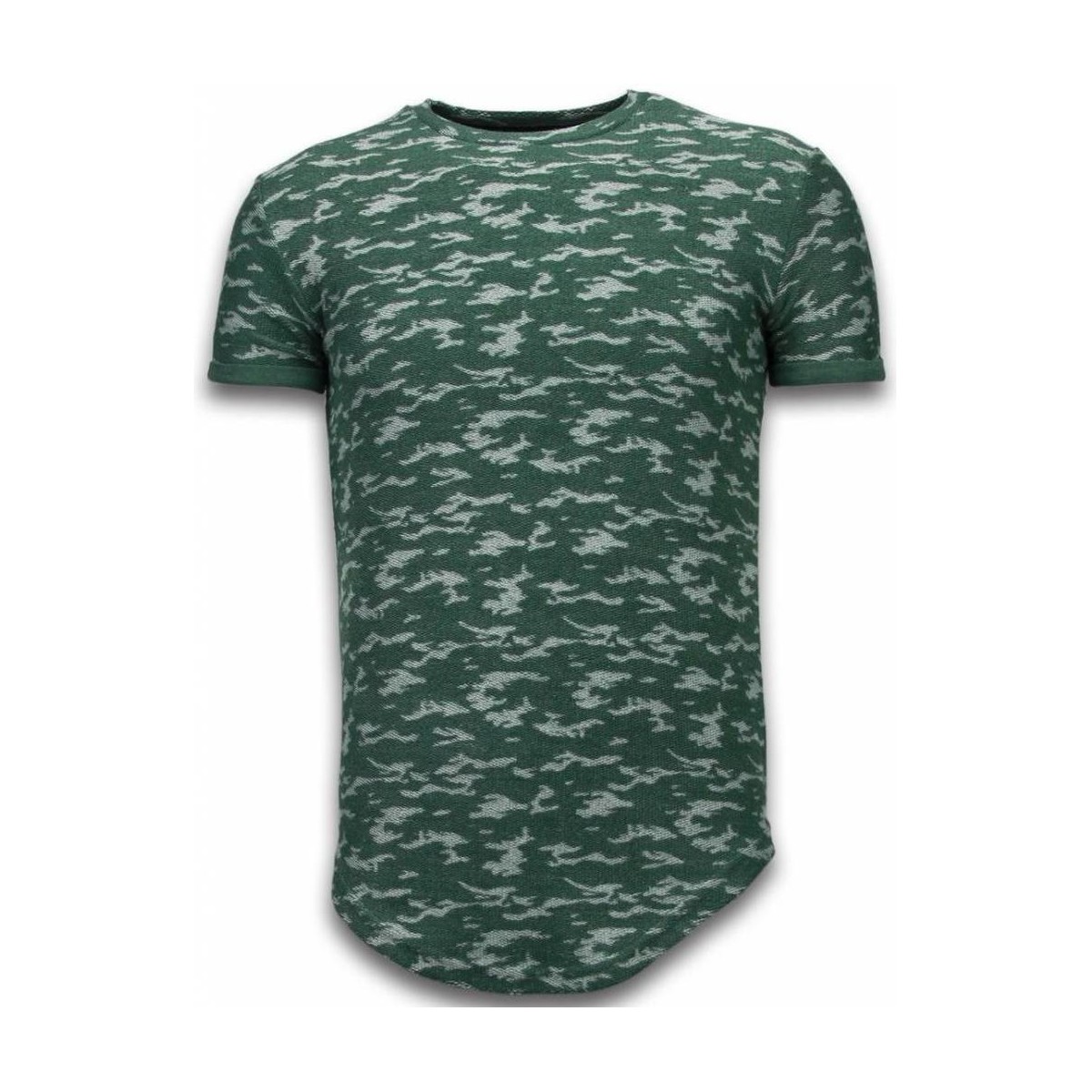 Textil Homem T-Shirt mangas curtas Justing 46483562 Verde