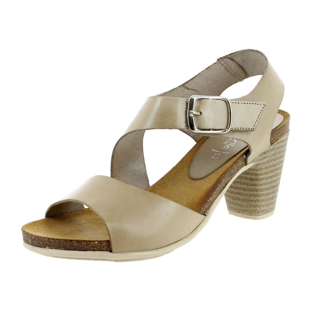 Sapatos Mulher Sandálias Marila 9820  VAQ PIEDRA SPA PIEDRA 9820 Bege