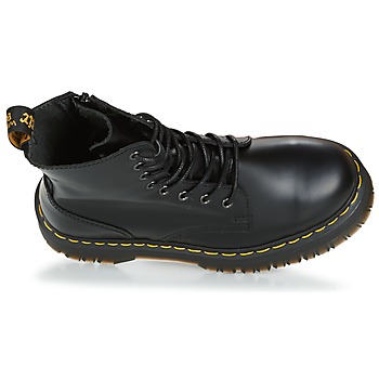 Martens Adrian chunky-soled black leather loafers
