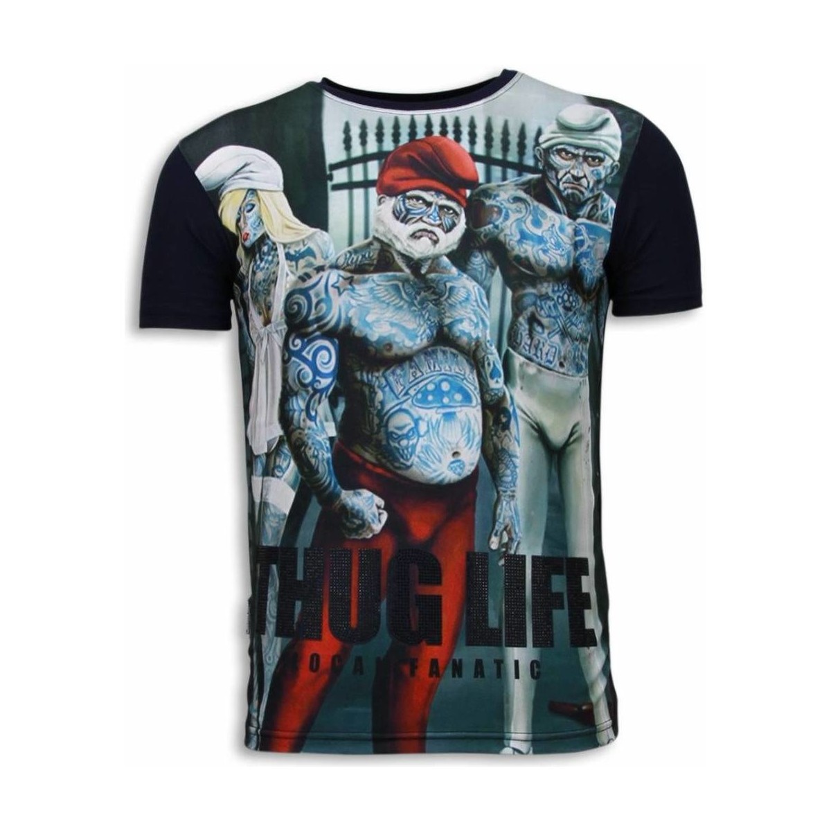 Textil Homem T-Shirt mangas curtas Local Fanatic 48359252 Azul