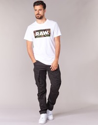 Textil Homem T-shirts e Pólos G-Star Raw ROVIC ZIP 3D TAPERED Cinza
