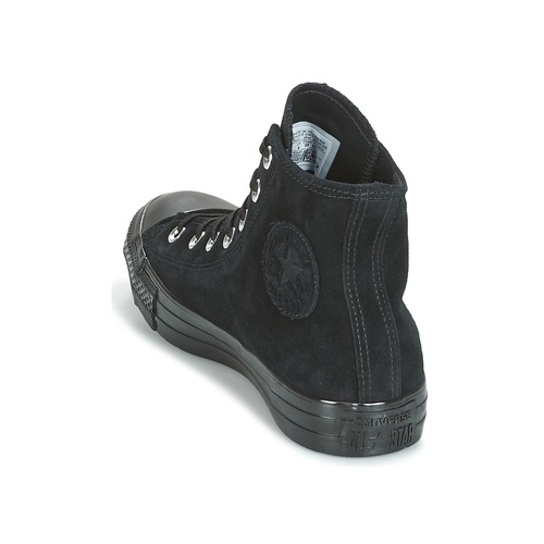 Converse CHUCK TAYLOR ALL STAR MONO PLUSH SUEDE HI BLACK/BLACK/BLACK Preto