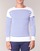 Textil Homem T-shirt mangas compridas Armor Lux DISJON Branco / Azul