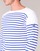 Textil Homem T-shirt mangas compridas Armor Lux DISJON Branco / Azul