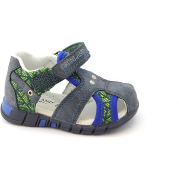 Sapatos Criança Sandálias Grunland GRU-E17-PP0179-BL Azul