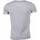 Textil Homem Woman Regular Fit V Neck Knitted Short Sleeve T-Shirt 2195131 Cinza