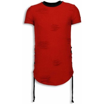 Textil Homem T-Shirt mangas curtas Justing 46874246 Vermelho