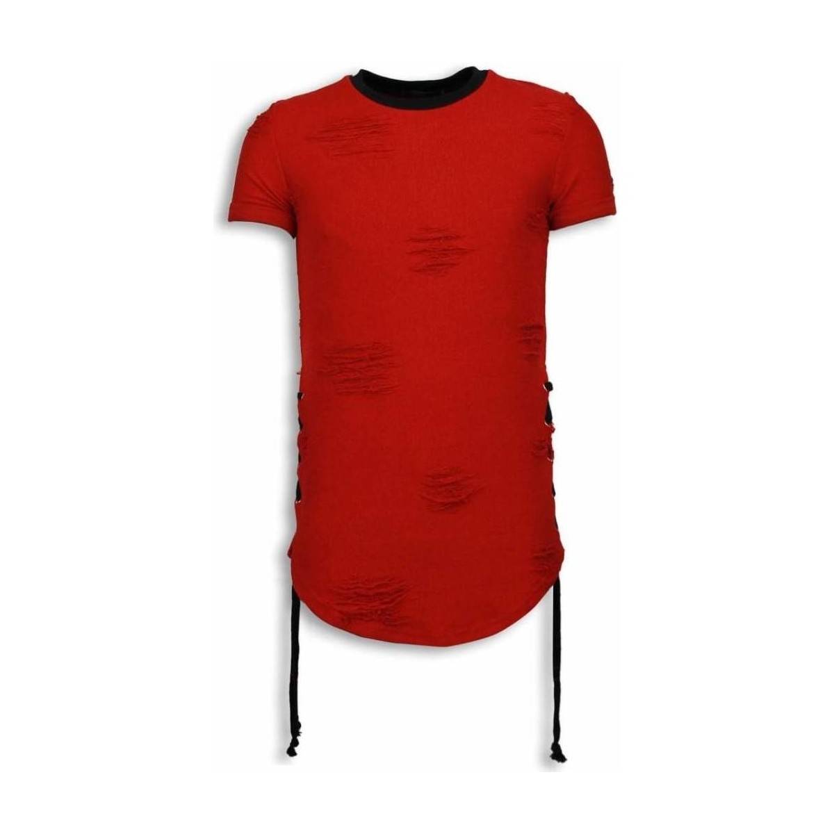 Textil Homem T-Shirt mangas curtas Justing 46874246 Vermelho
