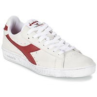Sapatos Sapatilhas Diadora GAME L LOW WAXED Branco / Vermelho