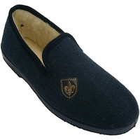 Sapatos Homem Chinelos Made In Spain 1940 Slipper variegada com o lado escudo forr Azul