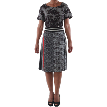 Textil Mulher Vestidos curtos Rinascimento 9208/C_NERO Negro