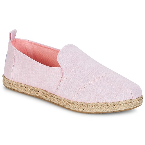 Sapatos Mulher Alpargatas Toms DECONSTRUCTED ALPARGATA ROPE Rosa