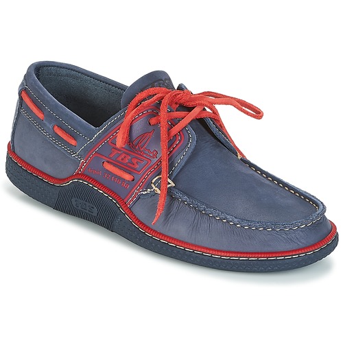 Sapatos Homem Douceur d intéri TBS GLOBEK Azul / Vermelho