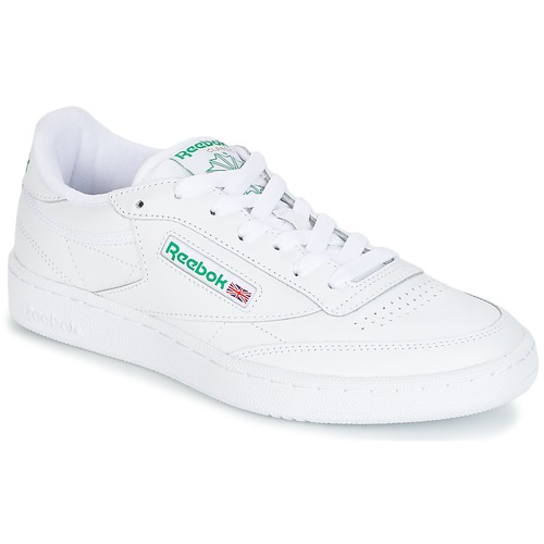 Sapatos Sapatilhas Kinetica Reebok Classic CLUB C 85 Branco / Verde