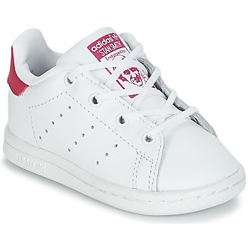 Sapatos Rapariga Sapatilhas adidas Originals STAN SMITH I Branco / Rosa