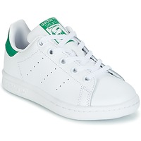 Sapatos Criança Sapatilhas adidas the Originals STAN SMITH C Branco / Verde