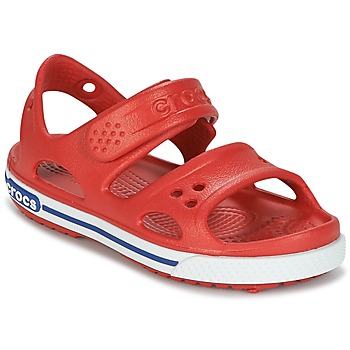 Sapatos Rapaz Sandálias Crocs CROCBAND II SANDAL PS Vermelho