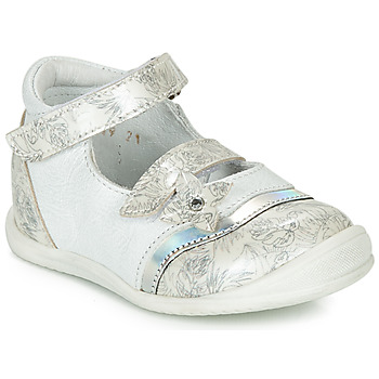 Sapatos Rapariga Sabrinas GBB STACY Branco / Prata
