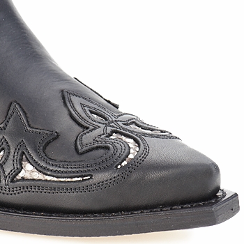 high-shine pointed ankle boots