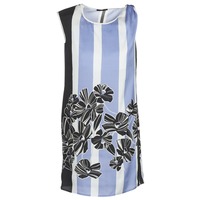 Textil Mulher Vestidos curtos Sisley LAPOLLA Azul / Branco / Preto