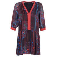 Textil Mulher Vestidos curtos Sisley CEPAME Preto / Vermelho / Azul