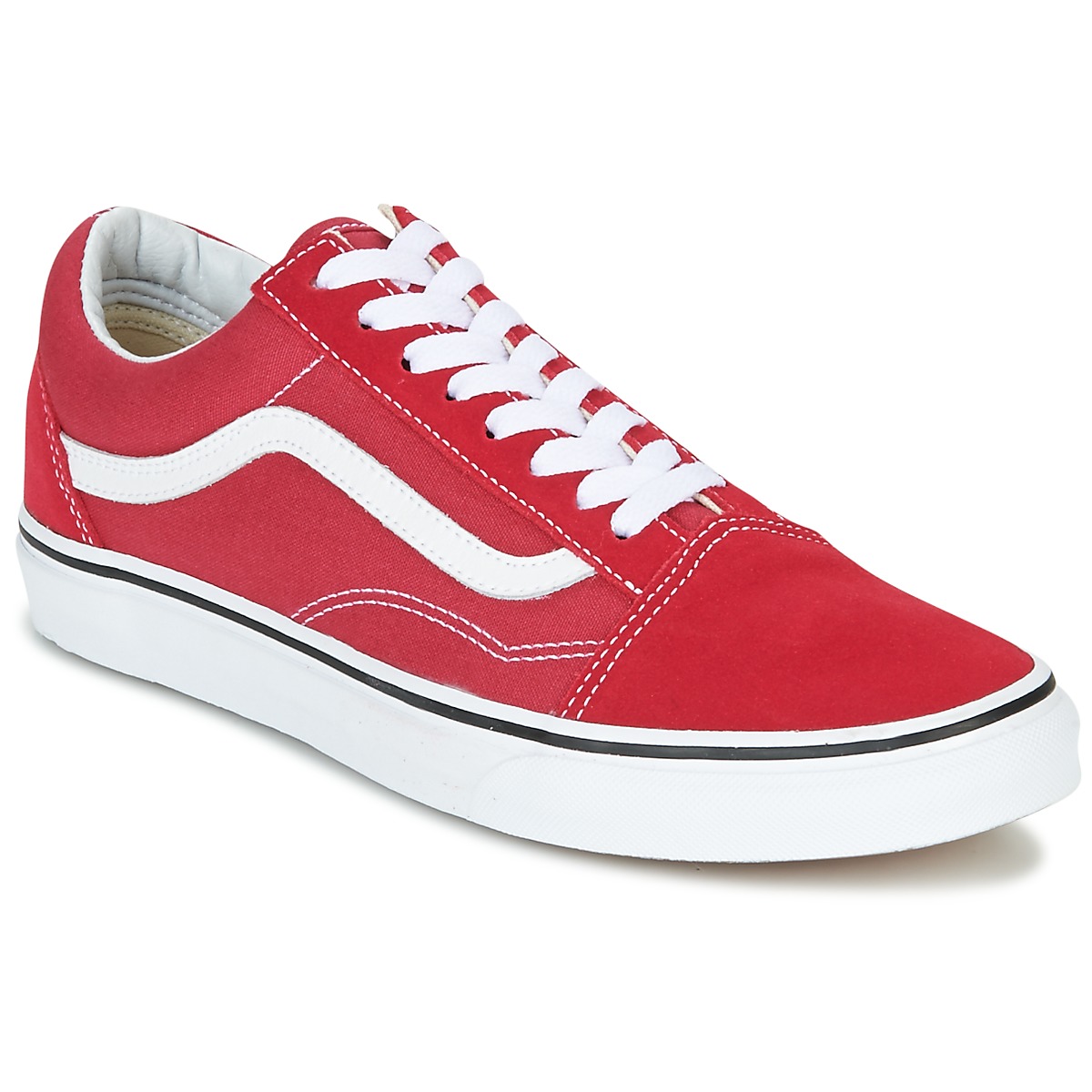 Sapatos Sapatilhas Vans OLD SKOOL Vermelho