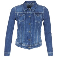 Textil Mulher casacos de ganga Pepe jeans THRIFT Azul