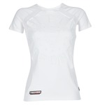 logo-patch cap-sleeve T-shirt