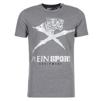 Textil Homem T-Shirt mangas curtas Philipp Plein Sport BORIS Cinza / Prata