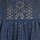 Textil Mulher Vestidos curtos Manoush NEOPRENE Azul / Dourado