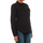 Textil Mulher camisas Jacqueline De Yong 15147295 JDYSILLE FRILL L/S SHIRT WVN BLACK Preto
