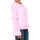 Textil Mulher T-shirt mangas compridas Only 15144539 ONLJUNA FRILL L/S TOP WVN PRISM PINK Rosa