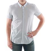 Mindscape-print cotton shirt