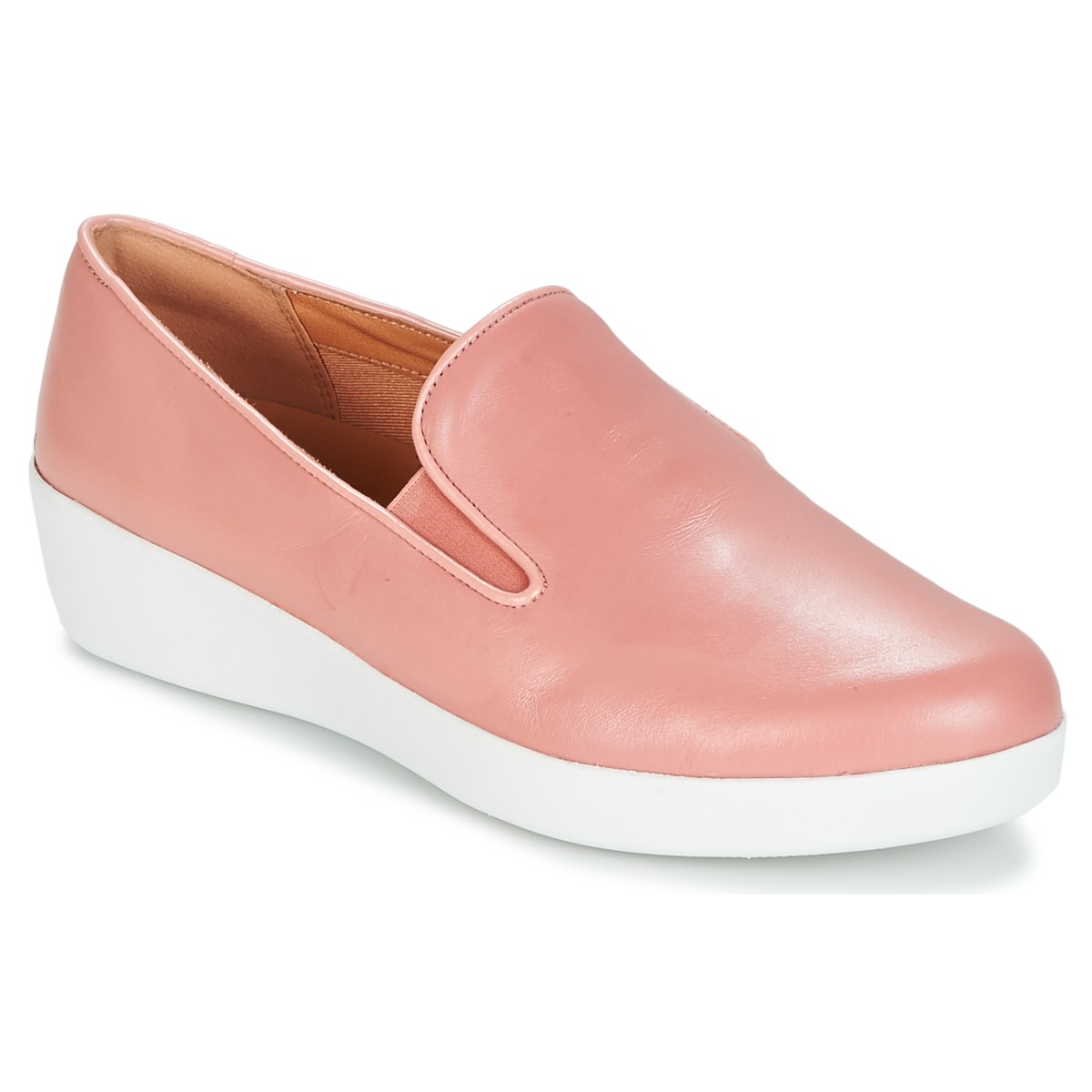 Sapatos Mulher Slip on FitFlop SUPERSKATE Rosa