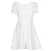 Textil Mulher Vestidos curtos Betty London INLOVE Branco