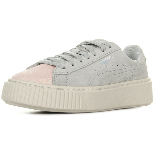 Puma Suede Platform Glam Jr Bege