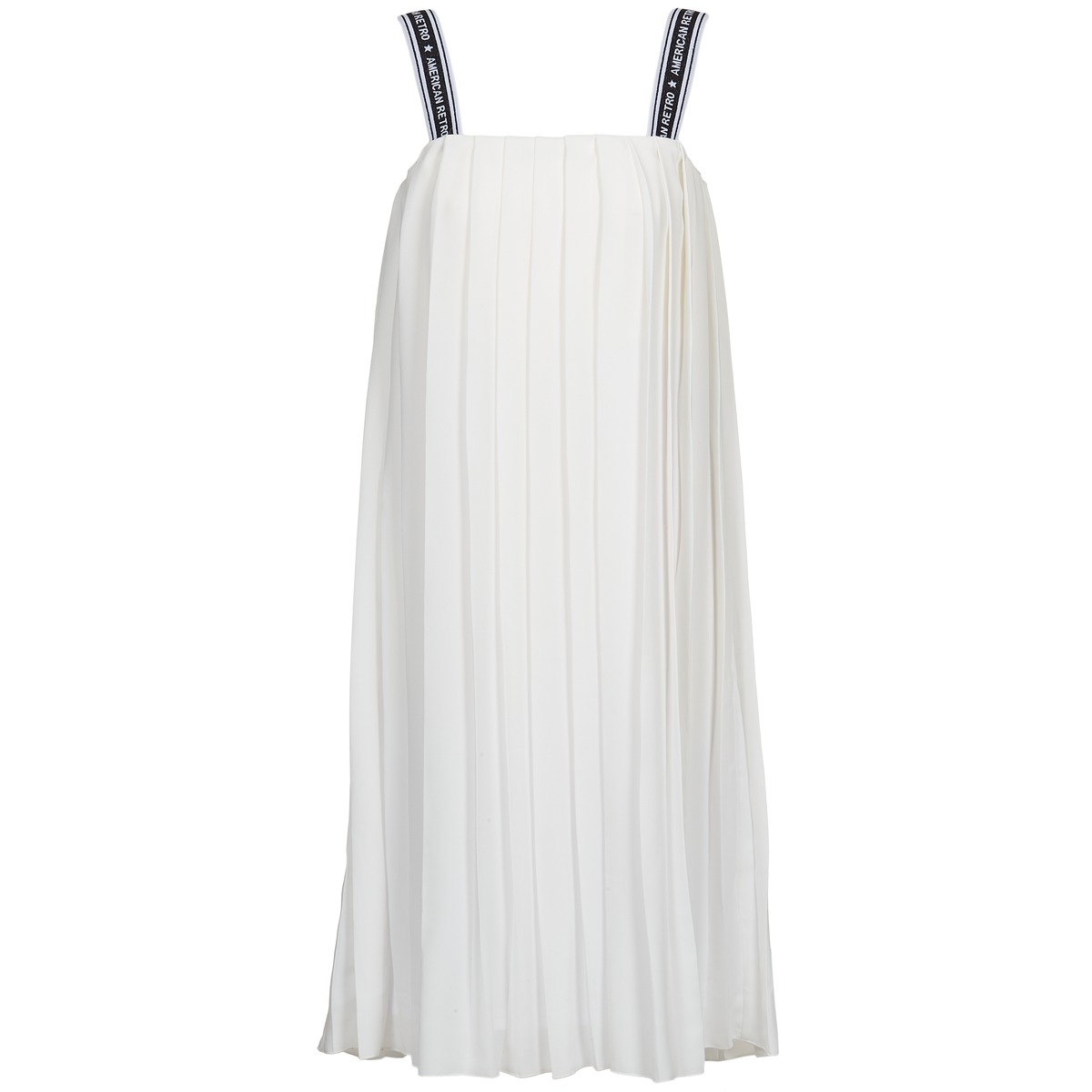 Textil Mulher Vestidos compridos American Retro VERO LONG Branco