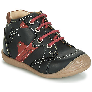 Sapatos Rapaz Sapatilhas de cano-alto Catimini GASTON Preto / Vermelho
