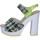 Sapatos Mulher Mesas de jantar para jardim AC488 Verde