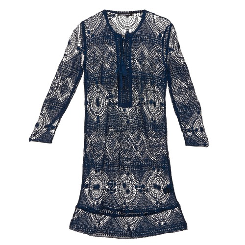 Textil Mulher Vestidos curtos Antik Batik LEANE Marinho