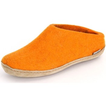 Sapatos Mulher Chinelos Glerups DK Open Heel Orange Lammwollfilz Cor de laranja