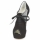 Sapatos Mulher Botas baixas Comprimento do pé EMMA CRYSTAL Preto / Prata / Cristal