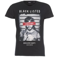 Textil Homem T-Shirt mangas curtas Deeluxe FUCKOFF Preto