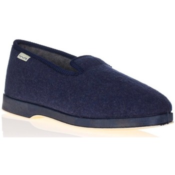 Sapatos Homem Chinelos Muro Zapatilla de casa – paño austrico y forrada Azul