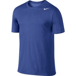 Textil Homem T-Shirt tops mangas curtas Nike Dri Fit Version 2 Azul