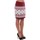 Textil Mulher Saias Vero Moda 10166432 VMBLINGY N/W MINI SKIRT DNM V ZINFANDEL/SNOW WHITE Vermelho